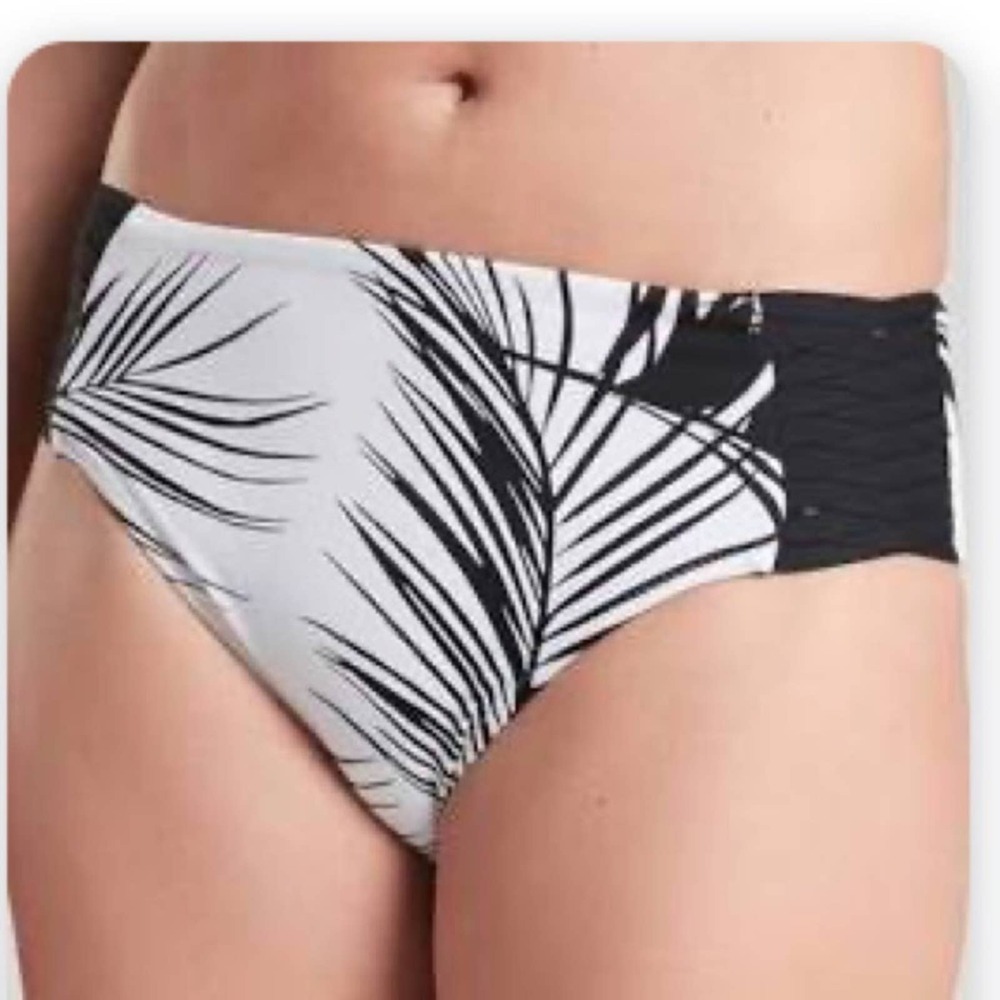 NWT athleta adriata retro palm full bottom bikini